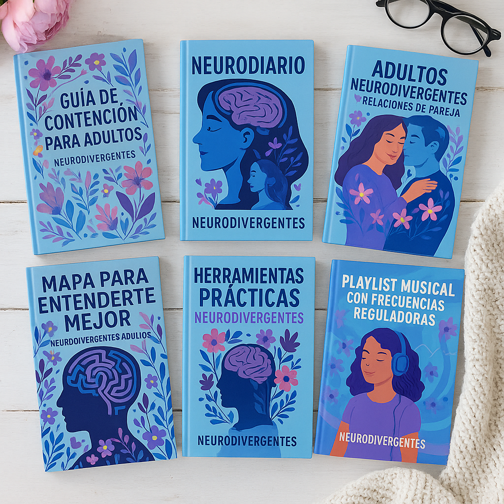 Recuperá calma y claridad hoy: guía + diario práctico para neurodivergentes adultos